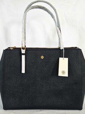Tory Burch バッグ Tory Burch - Romy Pebbled Satchel Tiramisu Handbag – Joe Brand Store